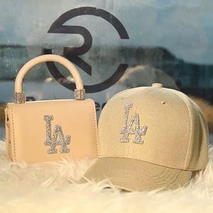 Diamond purse and hat set